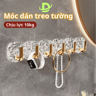 Móc dán tường chịu lực siêu dính treo đồ, vật dụng đa năng tiện ích thiết kế sang trọng chịu lực 10kg