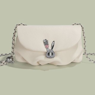 Túi xách cao cấp nữ màu trắng chất da pu đeo vai kẹp nách mã t473