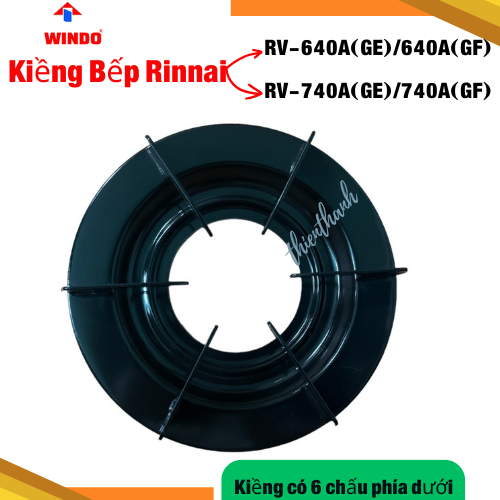 [Sản Phẩm An Toàn]Kiềng bếp ga Rinnai RV-640A / RV -740A / Kiềng bếp gas Rinnai chính hãng