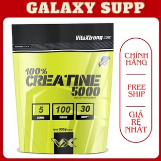Thực Phẩm Bổ Sung Tăng Sức Mạnh và Cơ Nạc VitaXtrong 100% Creatine 5000 300g - 500g