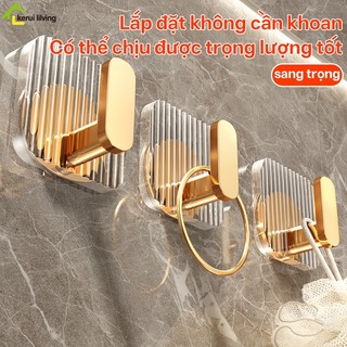 Móc treo khăn làm bằng nhôm tĩnh điện BUNA cao cấp, móc treo khăn thiết kế sang trọng, móc treo khăn