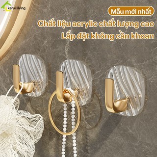 Móc treo dán tường treo khăn nhà tắm BUNA, móc treo khăn tiện dụng, móc treo khăn mẫu sang trọng