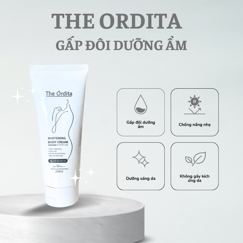 The ordita gấp đôi dưỡng ẩm
