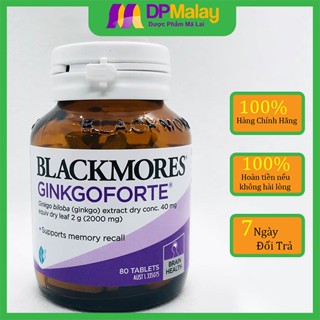 [Hàng Úc] Viên Uống Bổ Não Blackmores Ginkgo Forte 2000mg Lọ 80 Viên