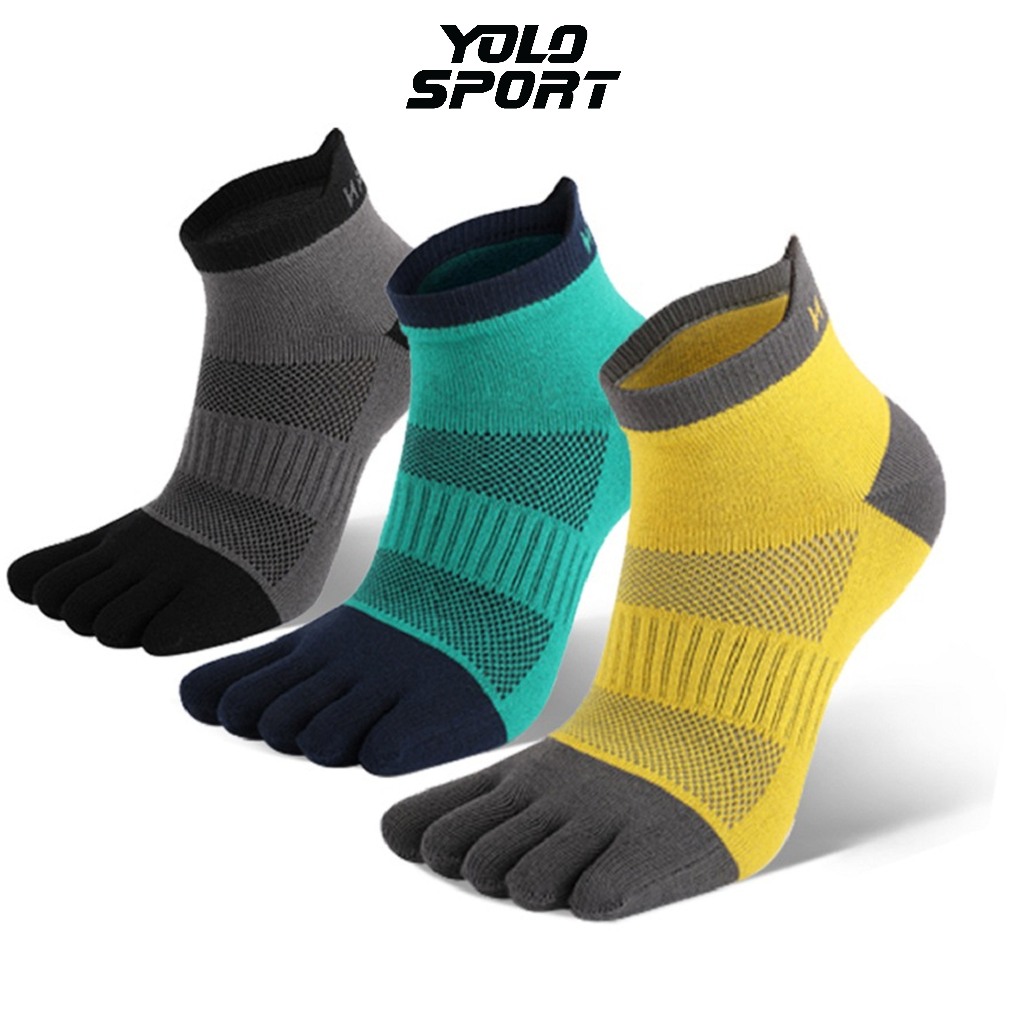 Tất Chuyên Dụng Chạy Bộ Xỏ Ngón Chân Thoáng Mát Êm Chân Giảm Ma Sát Dùng Cho Cả Nam Và Nữ Chơi Thể Thao Running