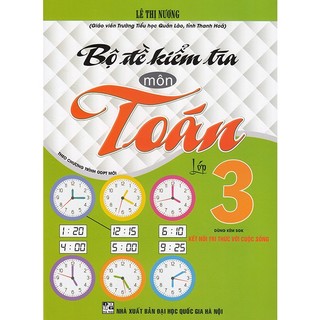 Sách - Bộ đề kiểm tra môn Toán lớp 3
