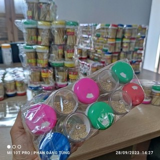 Bịch 10 lọ tăm vip á đông dành cho gia đình, nhà hàng, quán ăn tiện lợi và tiết kiệm