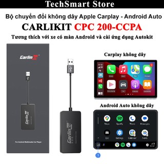 Carlinkit CPC200-CCPA 2022 kích hoạt Apple Carplay và Android Auto cho màn hình Android