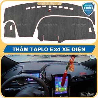 [Vinfast VF e34] Thảm taplo ô tô da cacbon,da vân gỗ,và tuyết nhung 3 lớp dày 1cm chống nắng cao cấp mới nhất
