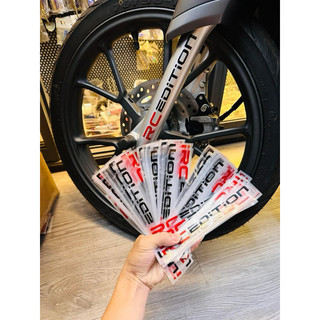 Tem Rc-Edition Dán Phuộc Trước Phản Quang Cho Tất Cả Các Dòng Xe V.V