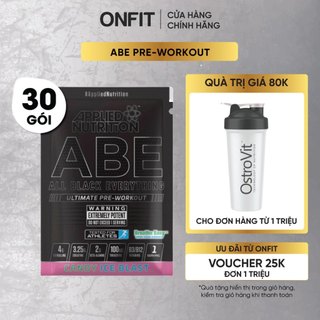 Applied nutrition abe pre-workout | hỗ trợ tăng sức mạnh sức bền, tập trung trước tập