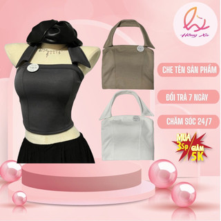 Áo croptop cổ yếm - áo kiểu cổ yếm hở lưng siêu hot