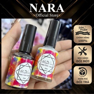  Cồn Loang Trắng - Đen Unikoin  - Cồn loang trắng unikoin chính hãng trang trí móng - Cồn loang Trắng Đen lẻ chai 15ml 