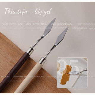 Thìa lấy gel - Trộn gel kim loại
