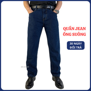 Quần jean nam trung niên ống suông đáy cao, quần bò nam trung niên đáy cao