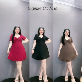Đầm Bigsize Tay Ngắn Cúp Ngực Dáng Xòe,Váy Big Size Thiết Kế Nhẹ Nhàng Mã G81
