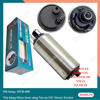  Moto bơm xăng dùng cho xe Novou SX 13-16   Sirius  14   Exciter 150 18-20  NVX Luvias Su VivaFi 115 Noza Grande 