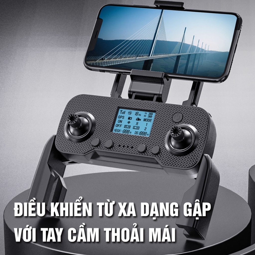 Flycam SG107 MAX Flycam động cơ không chổi than cảm biến chống va chạm hình ảnh sắc nét dung lượng pin lớn | BigBuy360 - bigbuy360.vn