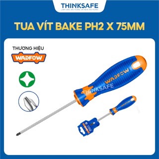 Tua vít bake PH0 Wadfow WSD2203 75mm đường kính 3mm tay cầm êm ái và thoải mái tuốc nơ vít Wadfow chính hãng - Thinksafe