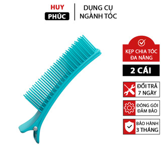 Kẹp chia tóc mỏ vịt làm tóc vào hóa chất, kẹp làm tóc mỏ vịt cá sấu chuyên nghiệp Salon Barber