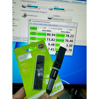 Đầu đọc thẻ nhớ usb 3.0 Hoco HB20 đọc thẻ nhớ SD/ microSD