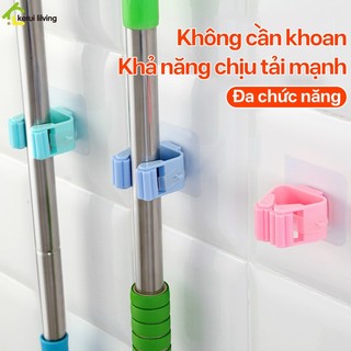 Móc kẹp BUNA cây chà nhà vệ sinh, móc treo chổi, móc kẹp chổi, móc kẹp đa năng, móc kẹp đồ hốt rác