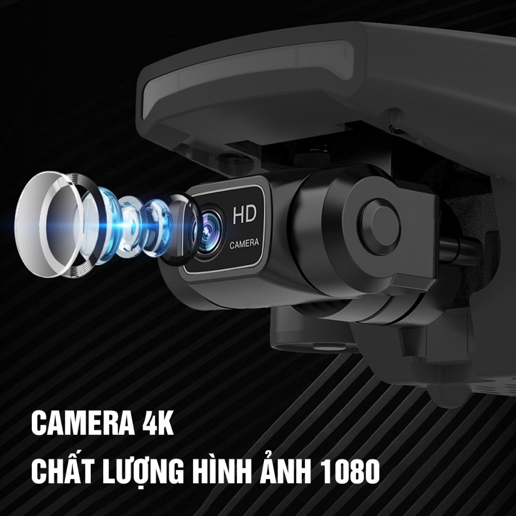 Flycam SG108 PRO Flycam không chổi than định vị GPS chip thông minh thế hệ mới khe cắm thẻ nhớ dung lượng pin lớn GAGAY | BigBuy360 - bigbuy360.vn