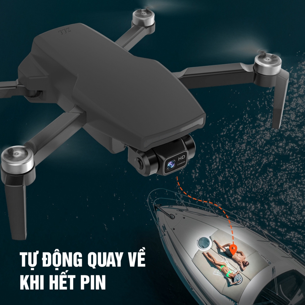 Flycam SG108 PRO Flycam không chổi than định vị GPS chip thông minh thế hệ mới khe cắm thẻ nhớ dung lượng pin lớn GAGAY | BigBuy360 - bigbuy360.vn