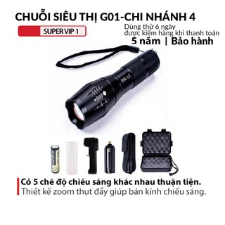 Đèn pin mini siêu sáng cầm tay xml t6 siêu sáng hàng cao cấp