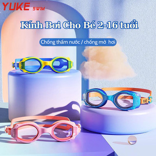 Kính bơi trẻ em cao cấp bảo vệ mắt cho bé, kính bơi tròn kính lăn Yuke chống sương mù chống thấm nước chống tia UV M12