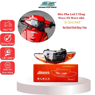 Đèn pha led 2 tầng ZHIPAT xe Wave nhỏ WAVE Zx 110