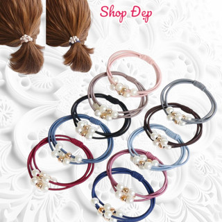 Lẻ 1 dây thun cột tóc siêu xinh - chun buộc tóc - thun buộc tóc tai thỏ sdd