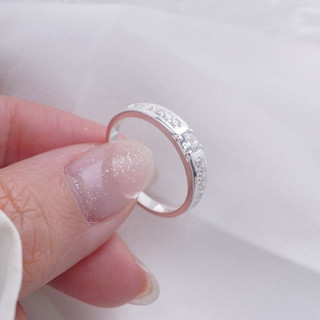 Nhẫn bạc nam nữ Gemstone Couple Ring Silver - Nhẫn bạc ta cao cấp 8237SV