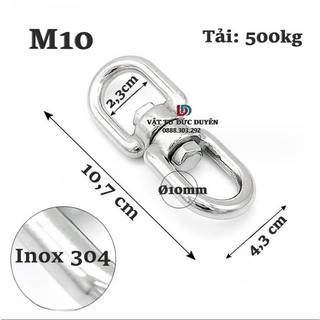 Ma ní Xoay INOX 304 [ Ø 10mm ]