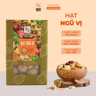 Hạt dinh dưỡng Ngũ Vị mix 5 loại hạt  - HAPPY NUTS 225gr,450gr hạt ngũ cốc cho bà bầu, ăn kiêng, giảm cân