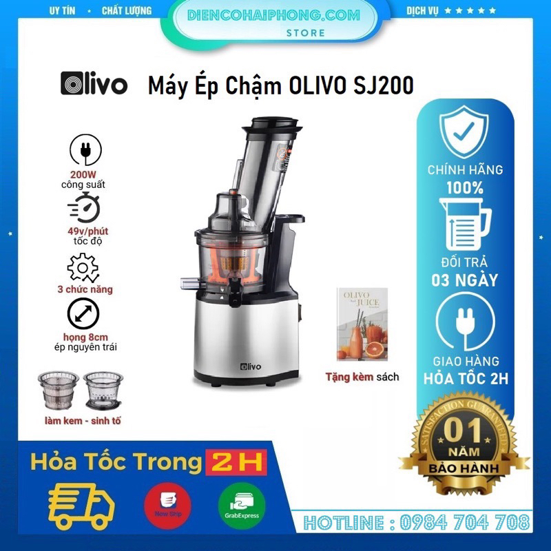 Máy ép chậm OLIVO SJ200