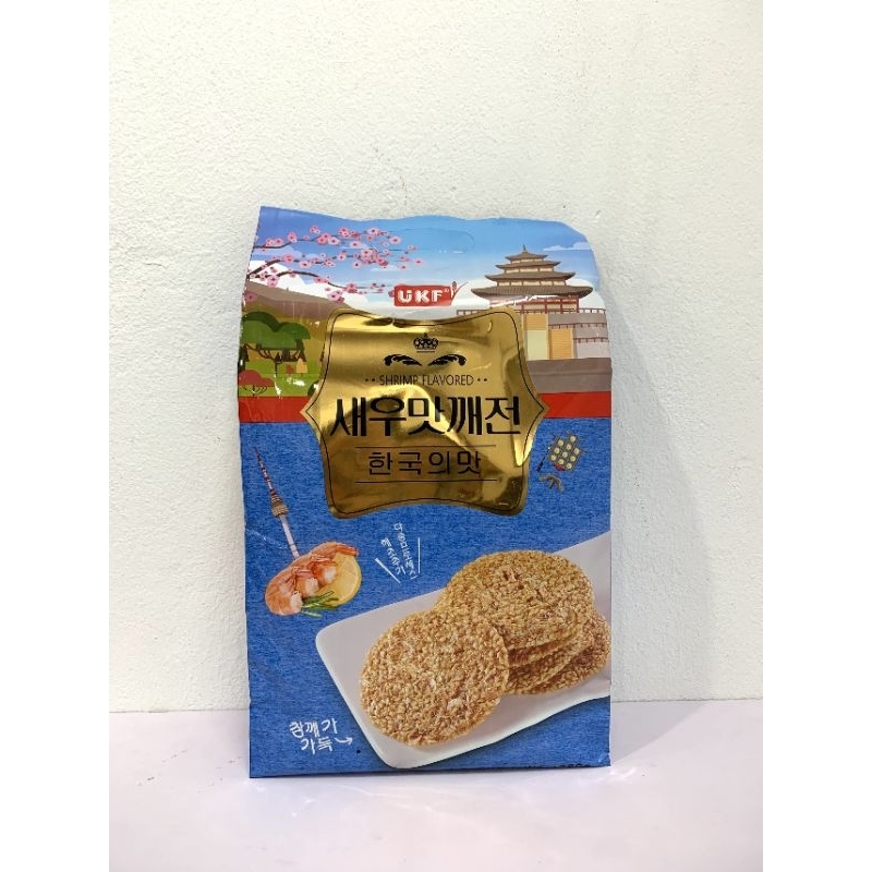 BÁNH QUY MÈ UKF SESAME PANCAKES GÓI 360GR
