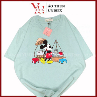 Áo Thun PHÔNG UNISEX in Decal CHUỘT MICK-EY TRUYỀN THỐNG VIỆT NAM VIETNAM (Đủ size M-L-XL-XXL BIGSIZE)