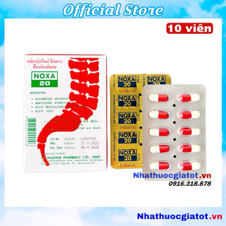 Viên uống xương khớp noxa 20 thái lan - hộp 10 viên