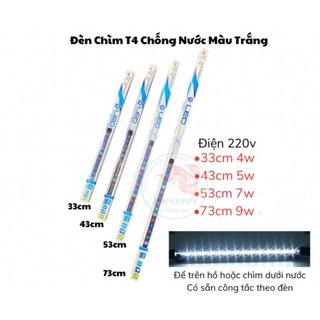 Đèn led chống nước t4 màu trắng