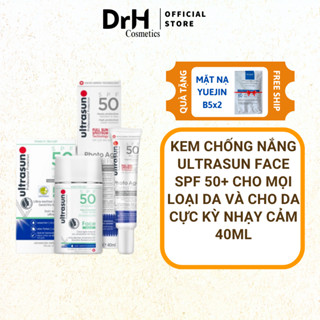 (Date T2/2025) Kem Chống Nắng Ultrasun Face SPF 50+ Cho Mọi Loại Da và Da Cực Kỳ Nhảy Cảm 40ml