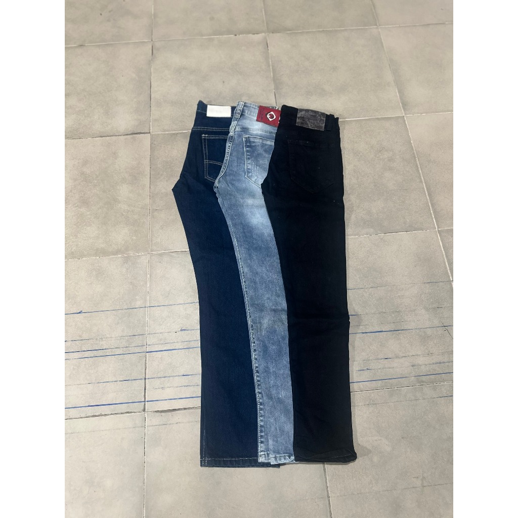 Quần jeans dài nam hàng lao động chất liệu cotton không phai màu dễ dàng giăt ủi