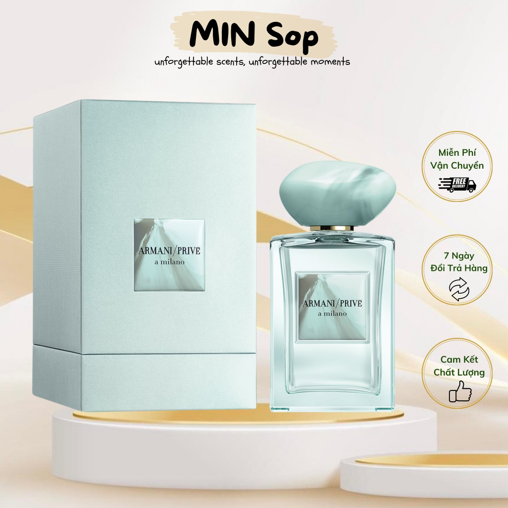 Nước hoa nữ Armani Prive A Milano EDT 100ml [Fullbox] - [Nguyên seal] Hương tươi mát, hoa cỏ, xạ hương - MINSOP