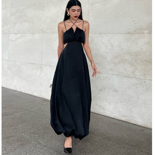 SPICANIST Bubble Dress - Đầm 2 dây dáng bí cutout eo