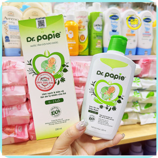 Sữa tắm gội thảo dược Dr Papie cho bé/Nước tắm thảo dược cho da nhạy cảm 230ml