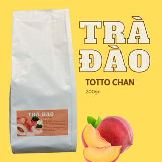 Trà đào Totto gói 50 túi lọc tiện lợi, ứng dụng pha trà đào, trà đào cam sả cost thấp, hương vị tự nhiên rất ngon