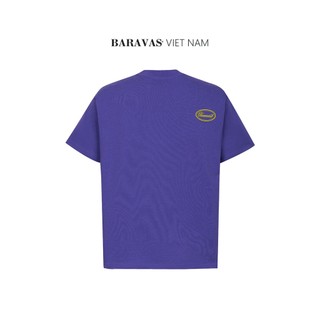 Áo Thun Baravas Violet Form Regular / Signature BB - Version Premium