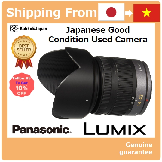 [Máy ảnh đã qua sử dụng tại Nhật Bản] Panasonic LUMIX G VARIO 14-42mm F3.5-5.6 ASPH. MEGA O.I.S H-FS014042 [Japan Used Camera] Panasonic LUMIX G VARIO 14-42mm F3.5-5.6 ASPH. MEGA O.I.S H-FS014042