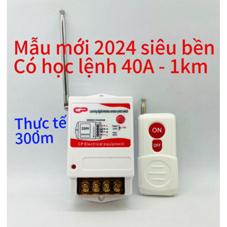 Công tắc điều khiển từ xa LW 40A 1000m-5000m 220V [ Freeship ] Điều khiển từ xa công suất lớn có học lệnh