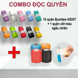10 quấn cán bumbee as007 + 1 quấn cốt vợt màu ngẫu nhiên